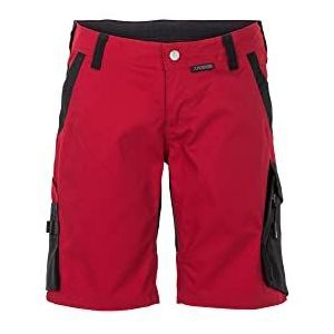 Planam Norit dames shorts rood zwart model 6467 maat L