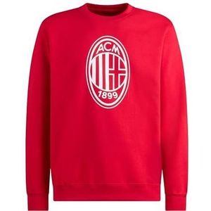 AC Milan GIL Crewneck Monochrome Red Pullover Unisex - volwassenen