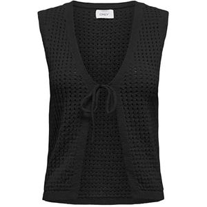 ONLY Dames Onlannasofia Life Sl Vest KNT, zwart, XS