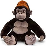 Pluche Knuffel Dieren Berg Gorilla Aap 45 cm - Knuffelbeesten Apen Speelgoed