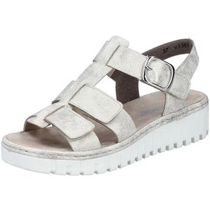 Rieker - Bandjessandaal - Lichtbeige - Sandaal met Klittenband