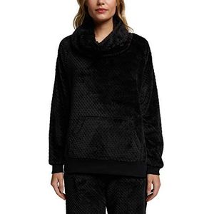 ESPRIT Dames Jarah Cas Nw Sweater Pyjamabovendeel, 001/Black, 38