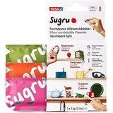 Sugru by tesa® - Vervormbare Universele Lijm, 3-pack, 3 x 3,5 g, Roze, Oranje & Groen - Veelzijdige Kneedgum - Voor Decoreren, Lijmen, Repareren en Creatieve DIY-projecten