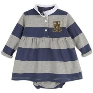 Gocco Polo-jurk, gestreept, middenblauw, standaard voor baby's, Medium Blauw, 18-24 Maanden