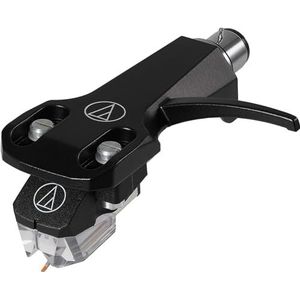 Audio-Technica AT-XP7/H Dual Moving Magnet Stereo DJ Cartridge with Headshell Zwart