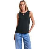 Street One - Jersey Top - Zwart - Viscosemix