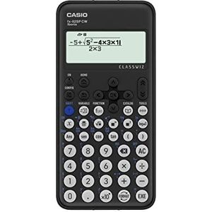 Casio FX-82SP CW Wetenschappelijke rekenmachine, aanbevolen voor het curriculum Spaans en Portugees, 5 talen, meer dan 300 functies, donkergrijs