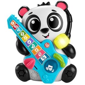 Fisher-Price HYL32 Educatief speelgoed voor baby's en peuters, met cijfers en spreuken Panda Liz met interactieve muziek en verlichting, voor kinderen vanaf 9 maanden, Duitse editie