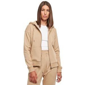 Urban Classics Sweatjack voor dames, Unionbeige, 4XL