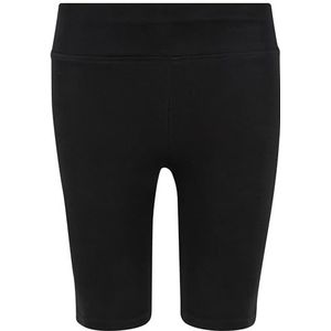 Urban Classics meisjes leggings, zwart + zwart., 158-164
