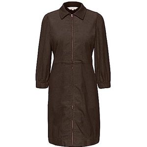 Part Two Damesshirt met ritssluiting, 3/4-mouwen, tot boven de knie, Hot Fudge, 40