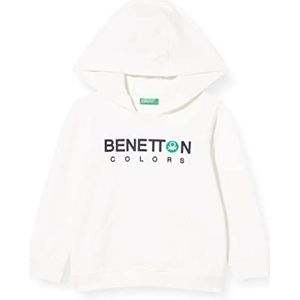 United Colors of Benetton capuchontrui, jongens, Bianco 101, 3 Maanden