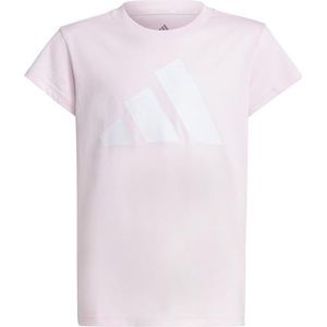 adidas Meisjes ESSENTIALS COTTON T-SHIRT, clear pink/white, 14-15 Years