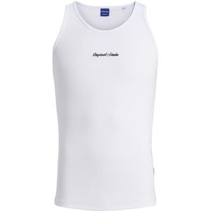 JACK & JONES Jornorrebro Rib Tanktop, wit (bright white), XS