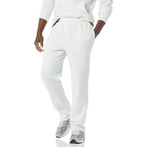 Amazon Essentials Fleece joggingbroek voor heren (verkrijgbaar in groot en lang), wit, XX-Large