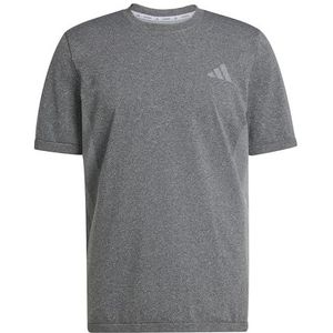 adidas Performance - Train Essentials Structure - T-shirt - Grijs - Korte Mouwen