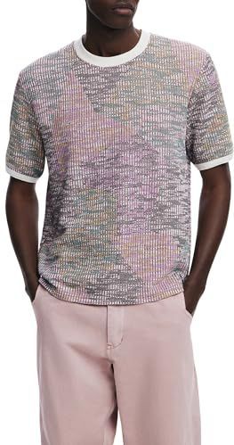 T-shirt - Multicolor - Korte Mouwen - Gemêleerd Etnische Print