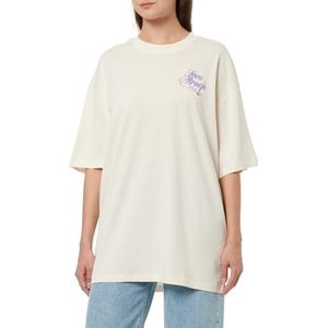 Hugo - Oversize B 5 10272982 01 - T-shirt - Blauw - Korte Mouwen