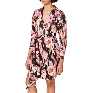 Just Cavalli Jurk met lange mouwen met luipaardpatroon, voor dames