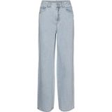VERO MODA - Vmkathy Shr Wide Wavy Seam - Damesjeans - Lichtblauw - Taille 27 / Lengte 30