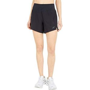 BROOKS 221465001 Chaser 5"" Short Dames Shorts Zwart Maat 35