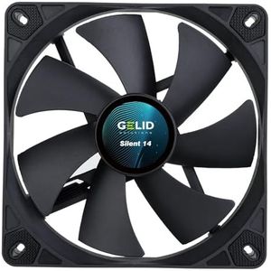 Gelid Solutions - Silent 14 - Computerventilator - Zwart - 140 mm