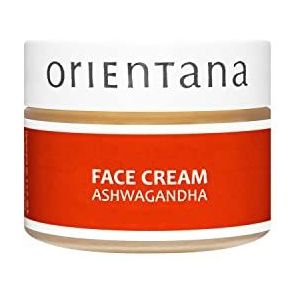 Orientana gezichtscrème met ASHWAGANDHA - 99,7% natuurlijke, 100% veganistische, met antirimpel-, antiverouderings-, voedende en regenererende eigenschappen voor een rijpere en veeleisende huid, 40 g