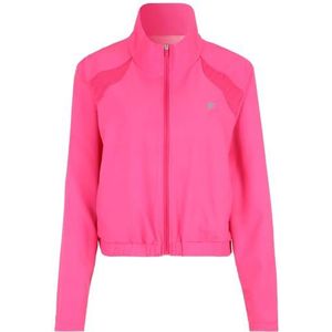 FILA Rovereto Cropped Jacket-Pink Yarrow-XL