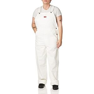 Dickies Men's Painters Bib Overall, White, 30x32