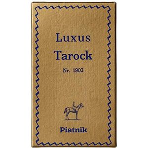 Piatnik - 1903 Speelkaarten – Tarot met drie Deluxe – 54 delen