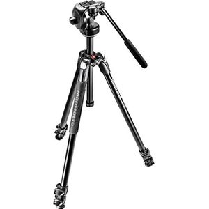 Manfrotto MK290XTA3-2W Kit a 3 Sezioni in Alluminio con Testa a 3 Movimenti, Nero