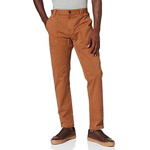 camel active Heren 4771956814 Broek, Bruin-Geel/Donker, 32W / 30L