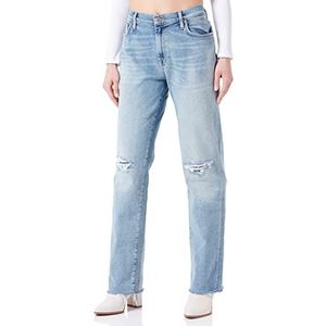 7 For All Mankind Ellie Straight Luxe Vintage Jeans voor dames, lichtblauw, 25