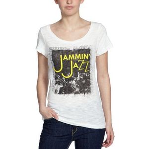 Blend Dames T-shirt, 4038-210, wit (wit 210), 38