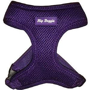 Hip Doggie HD-6PMHPR Ultra Comfort Harness Vest hondenharnas, XL, paars