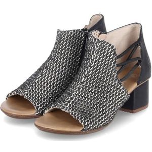 Rieker - 64697 - Damessandalen - Zwart - Zachte Binnenzool