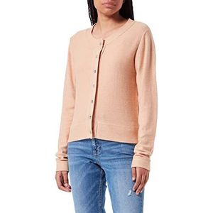 Noa Noa Womens Essential Cotton Cashmere, lange mouwen cardigan sweater, bruin melange, XXL