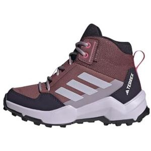 adidas Unisex Kids Terrex Ax4r Mid Rain.rdy Wandelschoenen Non-Football, Bourgondië Zilver Dawn Pink Fusion, 34 EU