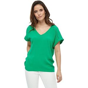Desires Aggi blouse met korte mouwen | groene blouses voor dames VK | lente dames tops | maat XL