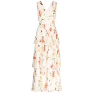 APART Fashion avondjurk, Crème-multicolor, 46