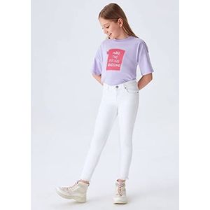 LTB Jeans Amy G jeansbroek voor meisjes, wit 100, 11 Jaren