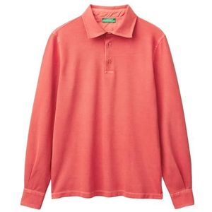 United Colors of Benetton Poloshirt voor heren, Rood, XXL