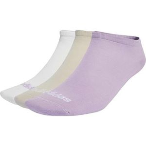 adidas - THIN LINEAR LOWCUT SOCKS - Sportsokken - Powder Plum / White / Halo Mint - 3 Paar