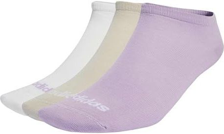 adidas - THIN LINEAR LOWCUT SOCKS - Sportsokken - Powder Plum / White / Halo Mint - 3 Paar