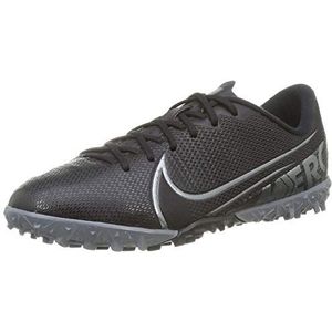 Nike Vapor 13 Academy Tf Voetbalschoenen voor jongens, Zwart Black Mtlc Cool Grey Cool Grey 001, 36 EU