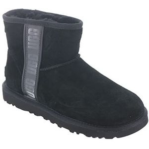 UGG Klassiek Mini Side Logo Ii Klassieke laarzen dames,Zwart,36 EU