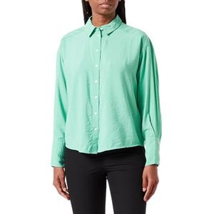 VERO MODA Dames VMLENA LS Shirt WVN NOOS hemd, Jade Cream, M, Jade Cream, M