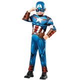 Rubie's 640833M Captain America kostuum, jongens, blauw, M