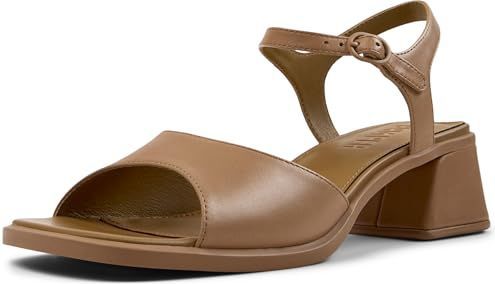 Kora - Sandalen - Effen - Leer - Verstelbare Bandjes - Blokhak