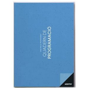 Additio P201 programmeerboek + weekplanning, blauw (Catalaans)